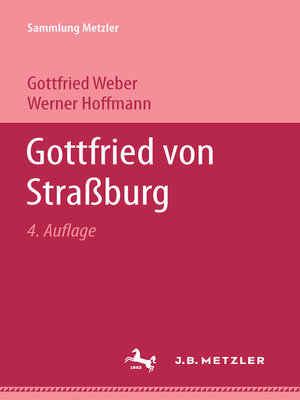 cover image of Gottfried von Straßburg